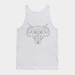 Ink Art Aries Tank Top